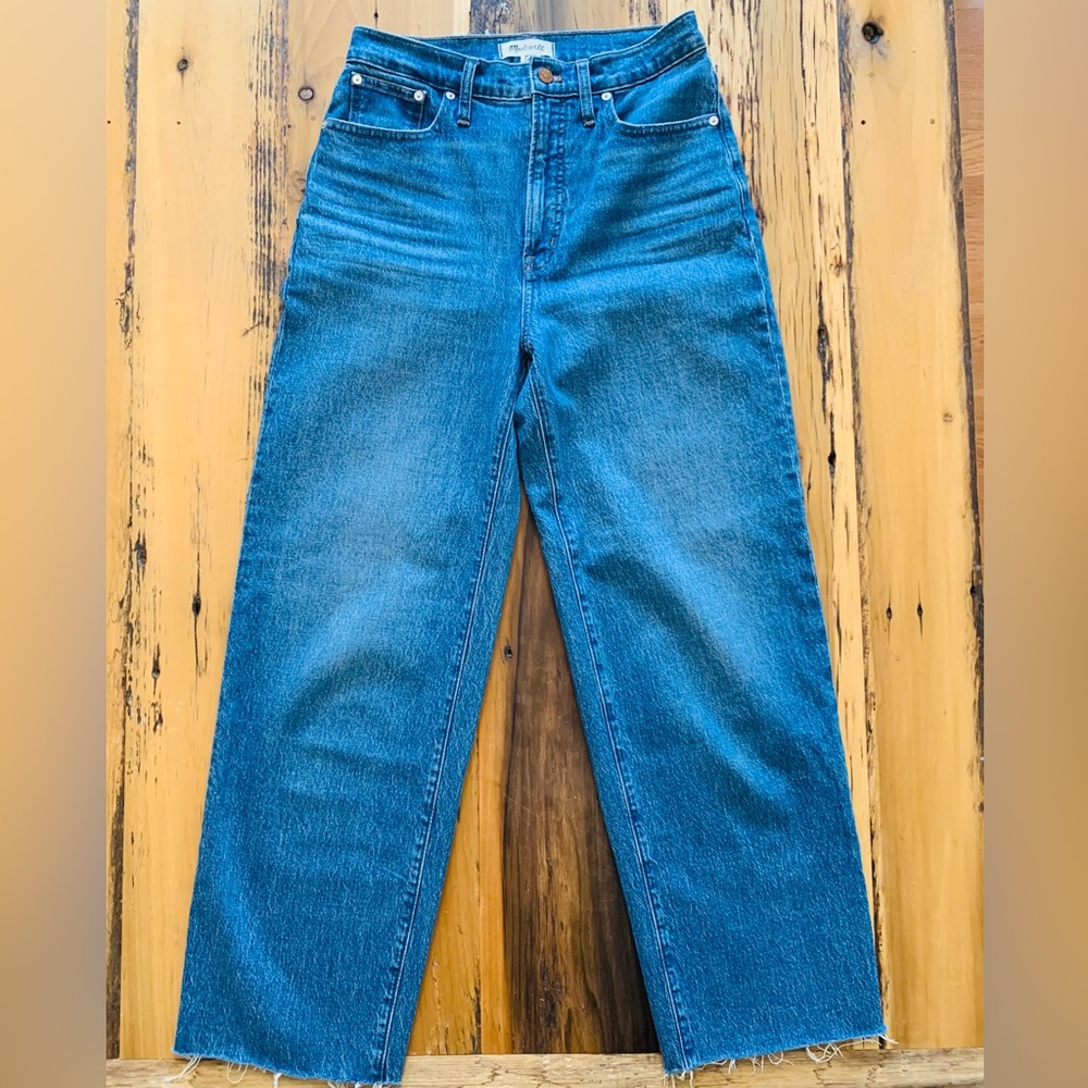 Madewell Perfect Vintage Wide Leg Crop Jeans Size 28T